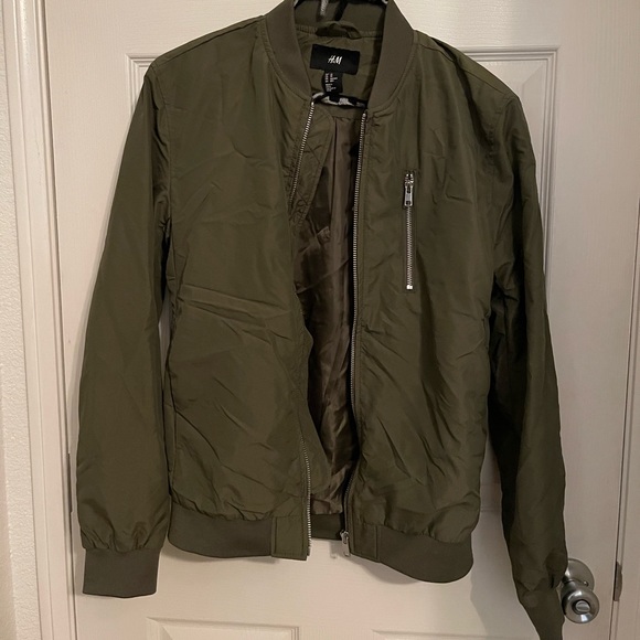 H&M XSmall Army Green Jacket. - Picture 2 of 2